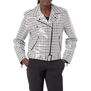 Armani Exchange Bikerjack voor dames, High Rise Check, XL