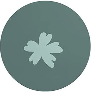 Questo Casa, Ronde digitaal bedrukte muismat, antislip onderkant, voor kantoor en thuis, diameter: 22 cm