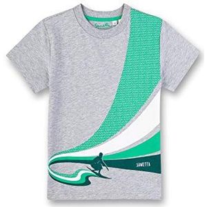Sanetta T-shirt voor jongens, grijs (1737), 92 cm