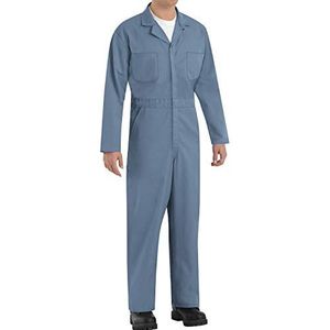 Red Kap Men's Twill Action Back Coverall, Postman Blue, 56