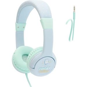 WONDEE Mr Wonderful Mr Wonderful Kinderhoofdtelefoon, met hoofdband en volumebegrenzing van 85 dB – Mr Wonderful hoofdtelefoon, cadeau voor jongens en meisjes