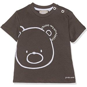 Chicco T-shirt Manica Corta zonder mouwen baby jongens, bruin (Marrone Scuro 067), 50 cm