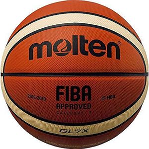 Molten BGL Parallel Pebble Basketbal, Tan, maat 6