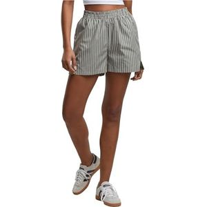 Urban Classics - Gestreepte Damesshort - Katoen/Polyester