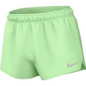 Nike Heren Shorts M Nk Df Fast 3In Bf Short, Vapor Green/Black/Reflective Silv, FN3355-376, M
