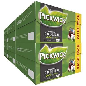 Pickwick Original English Tea Zwarte Engelse Thee Voordeelverpakking (240 Theezakjes - 100% Natuurlijk - UTZ Gecertificeerd) - 6 x 40 Zakjes