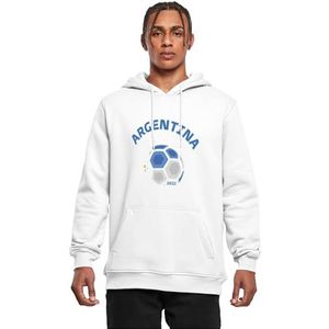 Merchcode Herentrui met capuchon, 65% katoen, 35% polyester, wit, XS