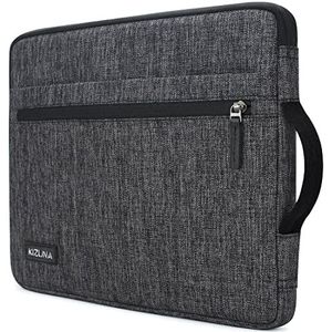 KIZUNA 15,6 inch laptoptas voor MacBook Pro 16 M1 Max 2022/Huawei Matebook 16 & D 16/15,6 inch Lenovo Ideapad 5/HP Envy x360 15/ASUS/Dell Laptop Waterdichte hoes Grijs