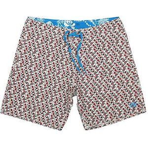 Panareha Heren Zwemshorts van Gerecycled Polyester PIPA Wit (48)