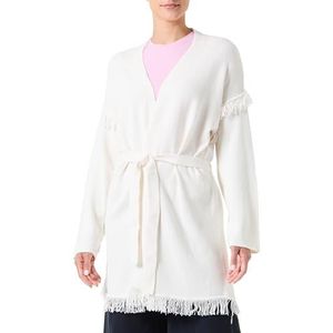 Undercolors of Benetton Gebreid damesvest, melkwit 0z3, M