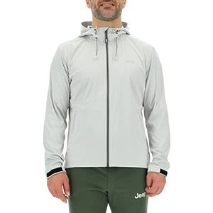 Jeep O102714-J955 jas J Light met capuchon Softshell met zakken met ritssluiting J23S heren Glacier Grijs XL