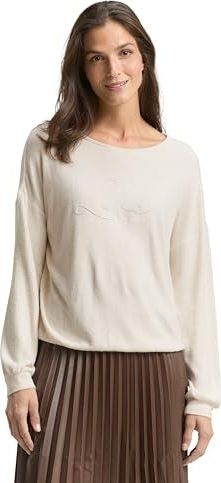 TOM TAILOR - Trui - Sand - Gebreide Truien