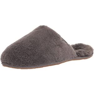 UGG Fluffette Slipper voor dames, houtskool, 3 UK Narrow