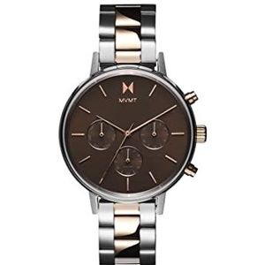 MVMT Vrouwen analoog quartz horloge met roestvrij stalen band 28000244-D, BRON, armband