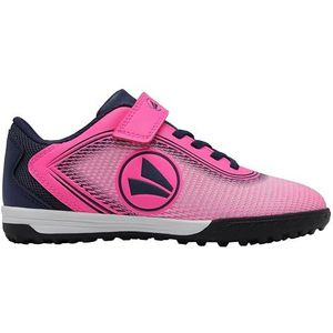 JAKO Unisex J-st Course Ev voetbalschoen voor kinderen, Neon Pink Dark Navy, 33 EU