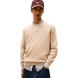 Tommy Jeans - Tjm Reg S Flag Crew - Sweatshirt - Beige