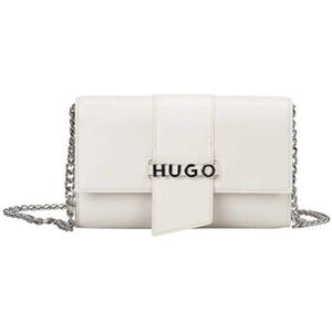 HUGO Dames Mel 2.0 Clutch, open wit, eenheidsmaat, Open Wit, Eén maat