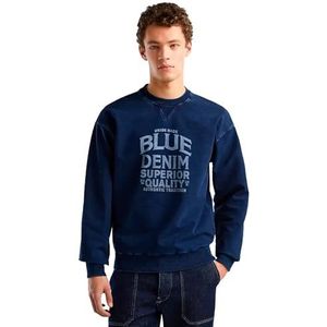 United Colors of Benetton - Sweatshirt - Marine - Met Modieuze Print