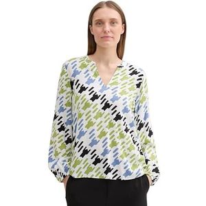 TOM TAILOR Damesblouse, 36886 - Abstract Houndstooth Design, 36