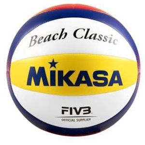 MIKASA Bv552C Beach Classic Strandvolleyball Blue/Yellow/Red 5