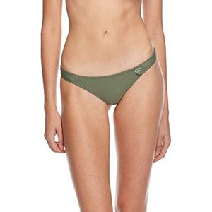 Body Glove Women's Standard Smoothies Thong Solid Minimal Coverage Bikini Bottom Swimsuit, Cactus, Medium
