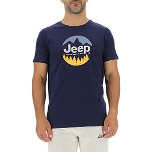 Jeep T-shirt heren, Diep blauw, S