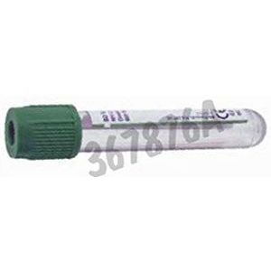 BD Medical 367876 Vacutainer PET tube, natriumheparine voor plasma analyse, groene sluiting, etiketten, papier, 13 mm Ø, 100 mm lengte, 6 ml, 100 stuks