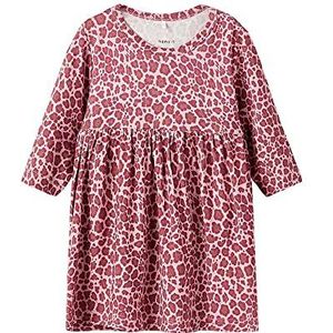 NAME IT Nbfkrine Ls Dress Noos jurk voor babymeisjes, Burnished Lilac, 62 cm