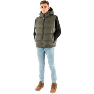 Tommy Jeans Heren TJM ESSENTIAL DOWN VEST EXT DM0DM20465, Groen, M, Groen (tinnen groen), M