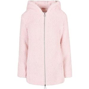 Urban Classics Sherpa jas voor dames, roze, M