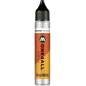 Molotow MO693237 Refill ONE4ALL, navulinkt voor permanente markeerstiften 30 ml, 1 stuk, lichtblauw