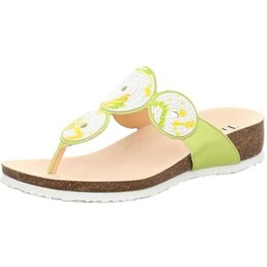 Think! Julia duurzame sandalen voor dames, limone combi 6000, 37 EU