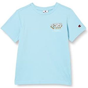 Champion T-shirt voor kinderen en jongeren, blauw (lichtblauw Prb), 7-8 anni