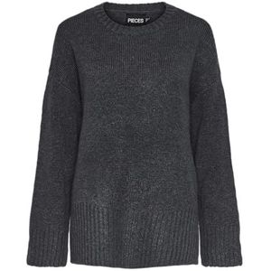 Pieces - Pcnancy Ls Loose o-Neck Knit Noos Bc - Dames - Gebreide Truien