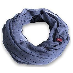 edc by ESPRIT Dameshalsdoek met sterrenprint, blauw (Blissful Blue 464), One Size (Fabrikant maat:ONESIZE)