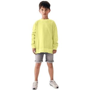 LTB Jeans Sweatshirts voor jongens Tayala Regular Casual pullover lange mouwen met ronde hals om over te trekken van 100% katoen in geel - maat 116 cm, Primrose Yellow 8358, 116 cm