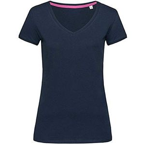 Stedman Kleding Dames Megan (V-hals) /ST9130 Premium T-shirt, Marina Blue, Maat 12 (Maat: Medium)