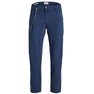 Jack & Jones, Heren, Broeken, Blauw, Maat: W32 L32 Katoen,