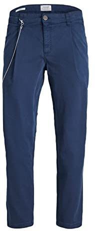 Jack & Jones, Heren, Broeken, Blauw, Maat: W32 L32 Katoen,