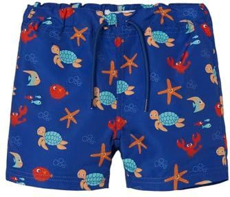 Zwemshorts - All-over Print - Lang - Verstelbare Taille - Polyester Voering