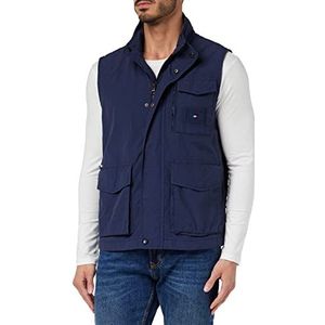Tommy Hilfiger Geweven jassen voor heren, Blauw (Woestijnhemel), S