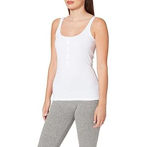 Schiesser Dames top met kant - hemdjesconcept, wit (wit 100), 40