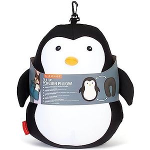 Zip & Flip kussen pinguïn - knuffeldier en nekkussentje