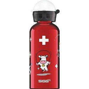 Sigg Kinderen Waterfles, Aluminium, Grappige Koeien - 0.4L