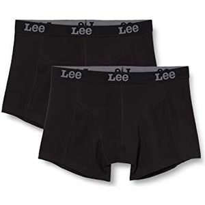 Lee Mens Trunk Boxer Shorts, Zwart, S