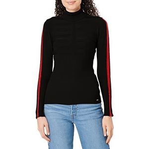 Morgan Sweater voor dames, Zwart/Rood, S