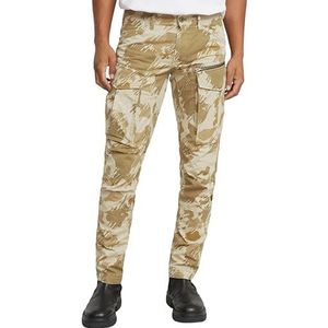 G-Star RAW Rovic Zip 3D Regular Tapered Broek, meerkleurig (Dk Brick Gd Glitch Beach Camo D02190-d955-h174), 38W / 34L