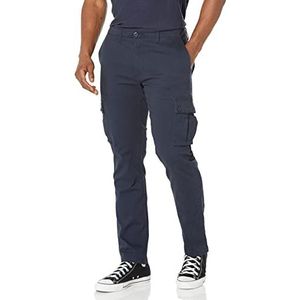 Amazon Essentials Men's Cargobroek, stretch, slim fit (verkrijgbaar in grote en lange maten), Marineblauw, 36W / 32L