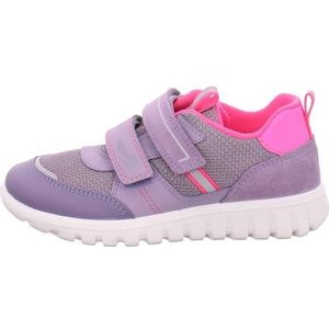 Superfit Sport7 Mini Sneakers voor babymeisjes, Paars Roze 8520, 21 EU