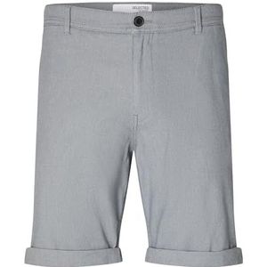 SELETED HOMME Slhslim-Luton Flex Shorts Noos, Bering Sea/Detail:w. Pure Cashmere, XXL